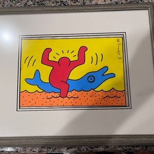 Keith Haring Litho with COA